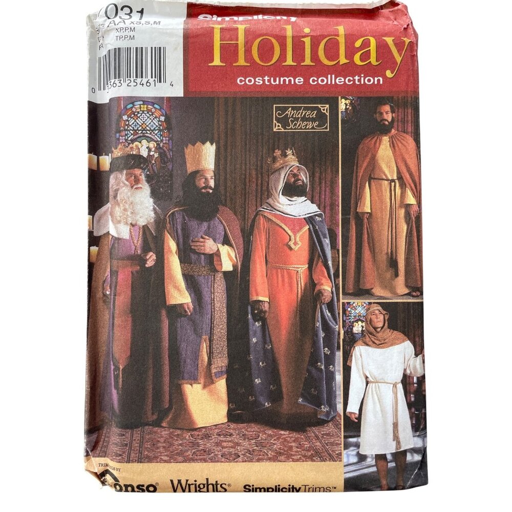 Simplicity 7031 Nativity Costume Pattern Size Aa … - image 1